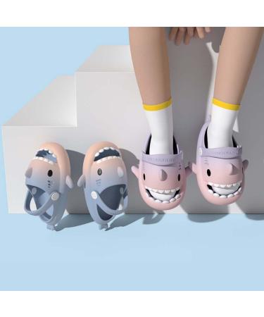 Children's Shark Slippers for Girls - Slipproof Toddler Beach & Shower Flip Flops - Pink Blue Mint Green Gray Yellow - EU Sizes 25/26 - Buy Online on GoSupps.com