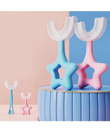 Ergonomic U-Shaped Silicone Head Toothbrush for Children - Safe & Effective Dental Care - Buy Online on GoSupps.com