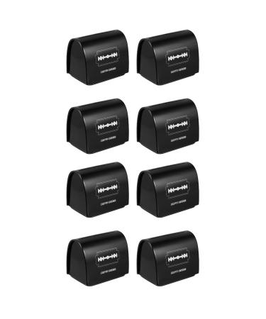 LALAFINA 8 STK Klinge Storage Box Hairdressing Box Storage Bank Razor Late Disposal Box From Tin Blade Donation Fall Razing Blade Bank Recycling Einweg-Box Quadrat Reisen