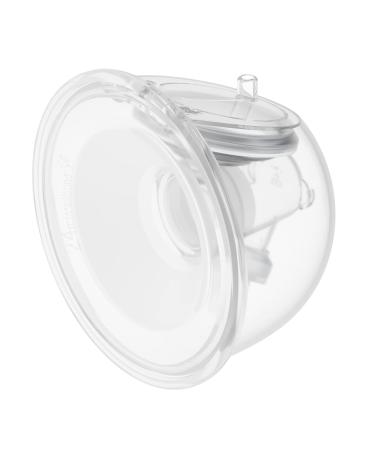 Momcozy Full Set Collector Cup for Momcozy S9 Pro/S12 Pro NOT for S9/S12. Original S9 Pro/S12 Pro Breast Pump Replacement Accessories (180ml with Single-Sealed Flange 24mm) SL Overall