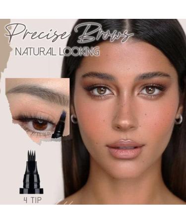 Roterale Eyebrow Pen - Roterale Eyebrow Pencil Waterproof Roterale 4-Tip Microblade Brow Pen 4Pack Roterale Eyebrow Pen Waterproof (Grey Brown-4pcs) - Buy Online on GoSupps.com