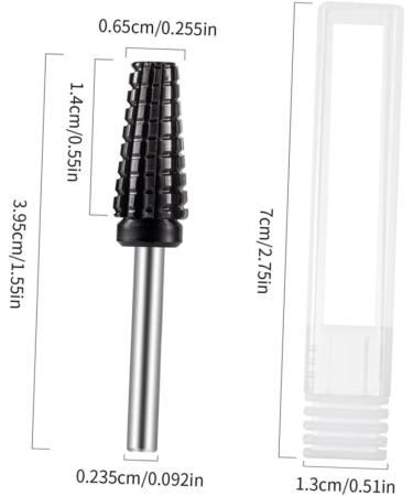 Housoutil Black Ceramic Nail Polishing Head Nail Bits Nail Polish Grinding Head Braiding Toy Nail Art Drill Bits Nail Polishing Tool Nail Tools Manicure Women's Nail Drill Ceramics - Buy Online on GoSupps.com