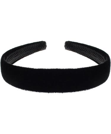 Topkids Accessories Velvet Alice Headband Hairband Hair Band Head Band Women Girls 90s 80s 70s 60s Wedding Hen Party Bridal Festival Adult Wonderland Thick Wide (2.5cm Black) - Buy Online on GoSupps.com