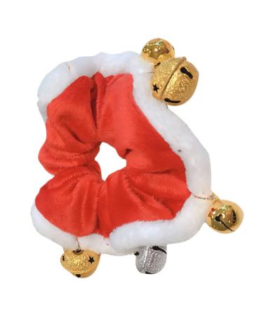 FRCOLOR 1pc Christmas Hair Tie Holiday Hair Ropes Christmas Seasons Scrunchies Holiday Elastic Hair Holiday Hair Ties Santa Claus Ponytail Holder Coral Fleece The Bubble Miss South Korea