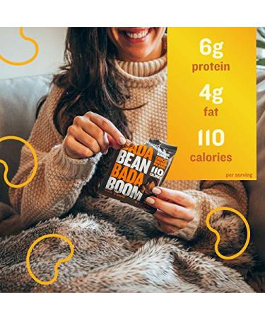 Enlightened Bada Bean Bada Boom - Buffalo Wing Vegan Protein Snacks | Gluten-Free Roasted Fava Beans (24 Pack) - Buy Online on GoSupps.com