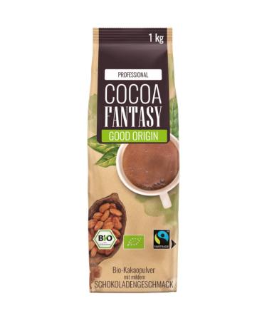 Cocoa Fantasy Good Origin organic cocoa powder (1kg) creamy-fine drinking chocolate Fairtrade certified Good Origin New recipe
