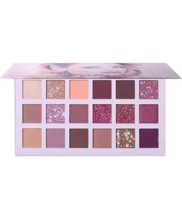 New Nude Eyeshadow Palette 18 Colors Matte Shimmer Glitter Multi-Reflective Shades Ultra Pigmented Complexion Eye Shadow Makeup (A) - Buy Online on GoSupps.com