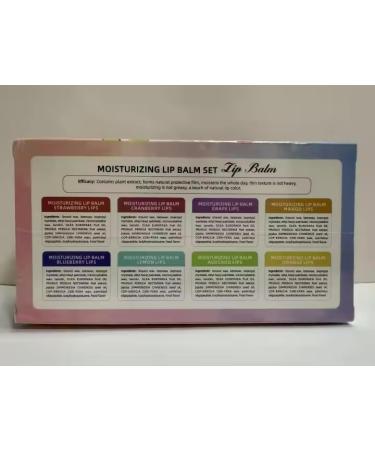 Juego b lsamo labial 8 piezas tratamiento de b lsamo labial hidratante hidratante y nutritivo  - Buy Online on GoSupps.com