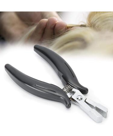 Heat pliers connector stainless steel hair extension pliers hair extension tool black for microring pearls all bonding extensions temperature model