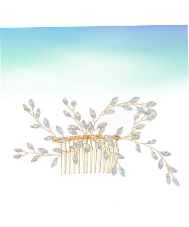 FRCOLOR Bridal Headpiece Wedding Hair Accessories Bridal Headdress Bridal Hair Accessories White Comb Bride - Buy Online on GoSupps.com