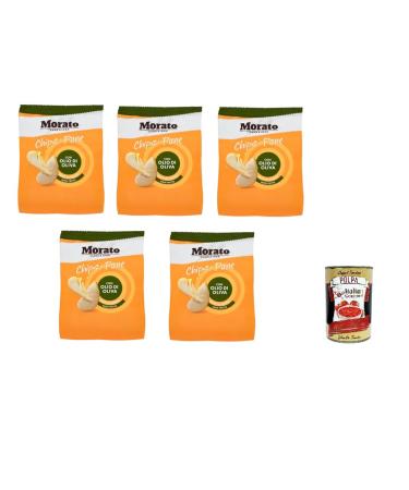 Italian Gourmet E.R. Pack of 5 Morato bread shavings in olive oil 85g + gourmet Italian polpa 400g