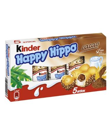 Kinder Happy Hippo Cocoa Snack 20g - Pack of 5