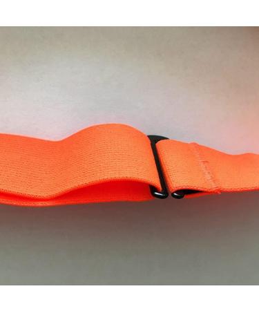 FITTG 2 Elastic Bands for Geonaute H7 Heart Rate Chest Strap - Orange | International Shipping Available - Buy Online on GoSupps.com