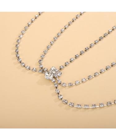 Sither Women Head Chain Forehead Jewellery Headband Chain for Festival Halloween Headpiece Head Jewellery Gypsy Indian Headband Headchain Hair Jewelry (silver) - Buy Online on GoSupps.com