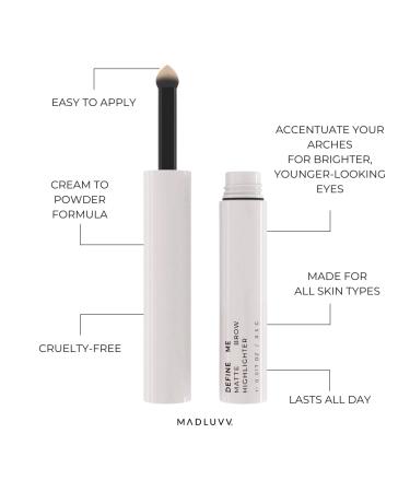 MADLUVV Define Me Eyebrow Highlighter (Matte) - Achieve Defined Brows with a Matte Finish - Buy Online on GoSupps.com
