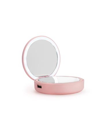 Plum Beauty Compact Beauty LED Mirror Power Bank  Pink (4299)