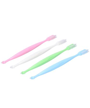 Orthodontic toothbrush double -sided gap toothbrush cleans difficult to access surfaces braces retainers implants gaps tooth caves mouth angles