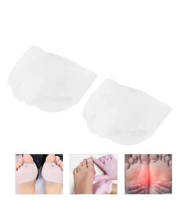 Pongnas Hallux Valgus Corrector Protector Pain Relief for Bunion Hammer Toes Claw Toes Bunion Straightener 1Pair(White)