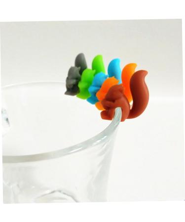 Zerodeko 5pcs Tea Bags Dollhouse Fruit Tree Tea Bag Holder Silicone Tea Holder Cute South Korea medium As Shown - Buy Online on GoSupps.com