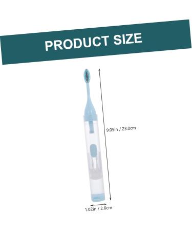 Buy Minkissy Travel Toothbrush Bag - Comfortable Folding Toothbrush for Braces & Tooth Hygiene - Blue (1 Pack) - International Shipping Available - Buy Online on GoSupps.com