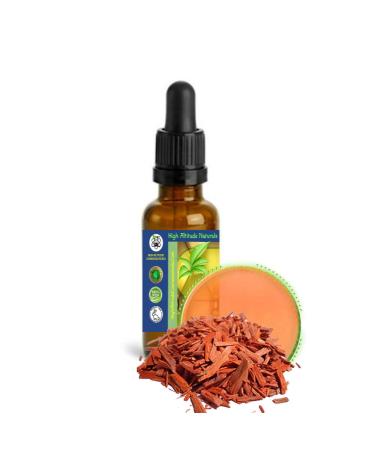 1oz (30ml) Red Sandalwood (Pterocarpus Santalinus) Hydrosol Extract (Distillate Floral Water) - Skin Toner Nourishing Hydration Astringent Anti-aging - Faint Woody and Slightly Sweet Aroma