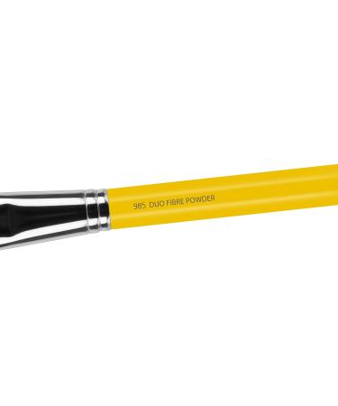 Bdellium Tools Studio Series 985 Duo Fiber Powder Brush - Professional Makeup Tool with Soft Synthetic Fibers for Lightweight Application - Yellow (1pc - Buy Online on GoSupps.com