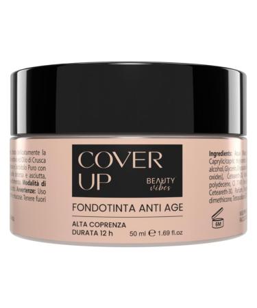 Aloha Labs CoverUp Makeup Foundation AntiWrinkle with Hyaluronic Acid Waterproof Coverage 50ml Lifting Effect