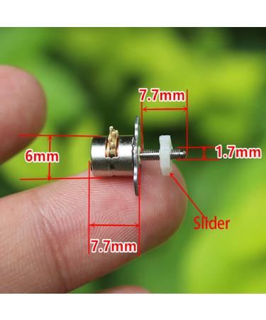 BAENRCY 50pcs 3-5V DC 2 Phase 4 Wire Dia 6mm Stepper Motor for Digital Products - 6x15.5mm - Buy Online on GoSupps.com