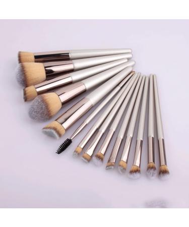 14-Piece Champagne Gold Makeup Brush Set - Powder & Eye Shadow Brushes for Makeup Artists - Buy Online on GoSupps.com