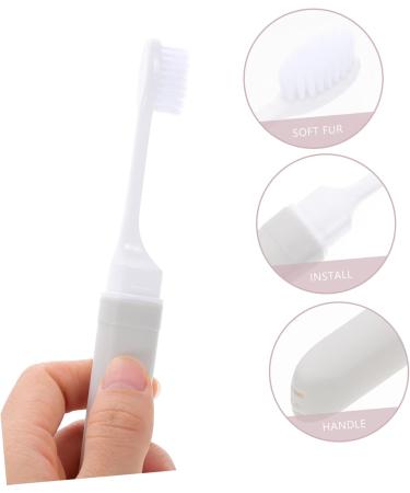 Partykindom 20 Stk Travel Toothbrush Set - Collapsible Toothbrushes with Travel Case for Adults | Perfect Travel Tooth Cleaning Essentials - Buy Online on GoSupps.com