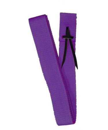 Showman Pony Premium Webbed Purple Nylon Saddle Cinch Tie Strap 63" Long