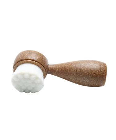 Double Sided Face Cleansing Brush - Manual Exfoliator Brush - Facial Cleansing Brush Soft Bristles Face Cleansing And Exfoliation Scrubber for Women