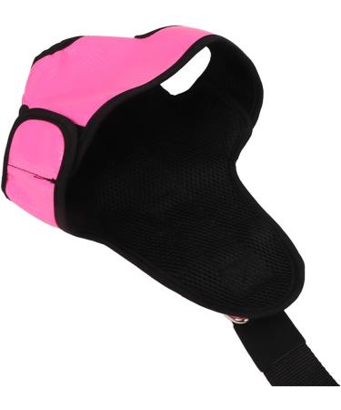 Foot Stretching Strap - Adjustable Pink Leg Stretch Belt for Fasciitis Relief | Elastic & Breathable Muscle Relaxer - Buy Online on GoSupps.com