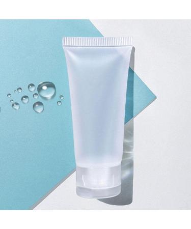 Kaikso-in Refillable Empty Tubes with Hinged Lid - 100ml Transparent Cosmetic Sample Containers (30 Pack) for Creams Shampoos Lotions & Gels - Buy Online on GoSupps.com