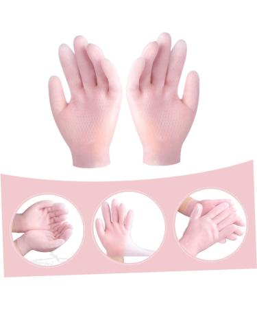 FRCOLOR 1pair Moisturizing Gloves Spa Gloves High Heels for Women Closed Toe Hand Care Supplies Girls Glove Girls Socks Hand Care Covers Pink Skin Friendly Cosmetic Bag Sebs Girl Child 21.5x13cm - Buy Online on GoSupps.com