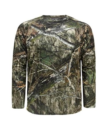 Mossy Oak Men's Camo Hunting Shirts Long Sleeve Country Dna X-Large