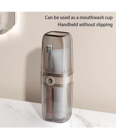 Valink Travel Toothbrush Case - Durable Transparent Plastic Holder for Camping & Travel - Ideal for Electric & Manual Toothbrushes - Buy Online on GoSupps.com