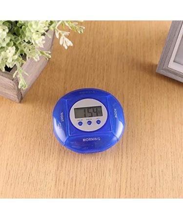 Pill Box Timer Winnes Pill Box with Alarm 4 Grids 5 Alarm Clocks Portable Travel Storage Mini Tablet Box (4 Grids) 4 Grille - Buy Online on GoSupps.com
