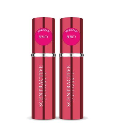 CA Perfume Impression of Calvin K. Beauty For Women Replica Version Fragrance Dupes Concentrated Long Lasting Eau de Parfum Spray Refillable Atomizer Bottle 0.17 Fl Oz/5ml-X2 CALVIN K. BEAUTY IMPRESSION 0.34 Fl Oz (Pack of 1)