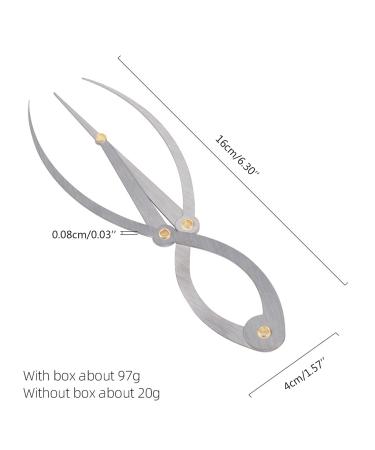 W-LOVNEST Golden Mean Calipers Golden Ratio Calipers Stainless Steel Eyebrow Ruler Golden Measure Tool for Makeup Eyebrow Ruler - Buy Online on GoSupps.com