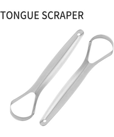 Xzeit Stainless Steel Tongue Scraper - Reduce Bad Breath & Enhance Oral Care for Men & Women | 15x3.5cm - Buy Online on GoSupps.com