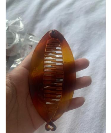 BANANA Fish Clip Wide Tort Brown Toned Comb Hair Grip 14cm Ponytail - Buy Online on GoSupps.com