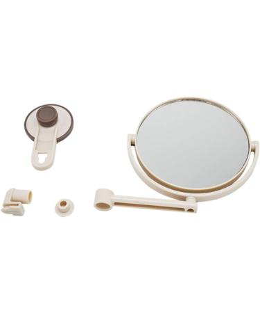 Bath Mirror Cosmetic Mirror 1X/3X Magnification Suction Cup Adjustable Double-Sided Bathroom Mirror - Buy Online on GoSupps.com