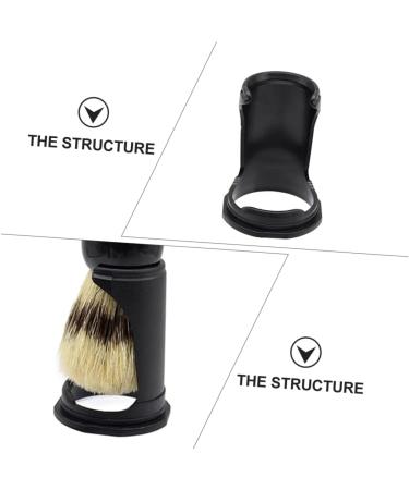 4-Piece Plastic Razor Brush Holder Set | Beard Brush Storage & Stand | Man's Grooming Accessories - Buy Online on GoSupps.com