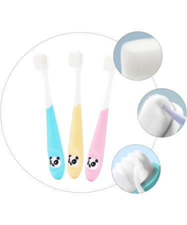 Minkissy Children's Toothbrush Set - 3D Bristles Tongue Cleaner & Oral Hygiene Tools | International Shipping - Buy Online on GoSupps.com