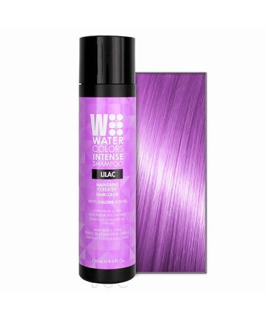 Watercolors Intense Color Depositing Sulfate Free Shampoo  Maintains & Enhances Hair Color (INTENSE LILAC 8.5 Fl Oz)