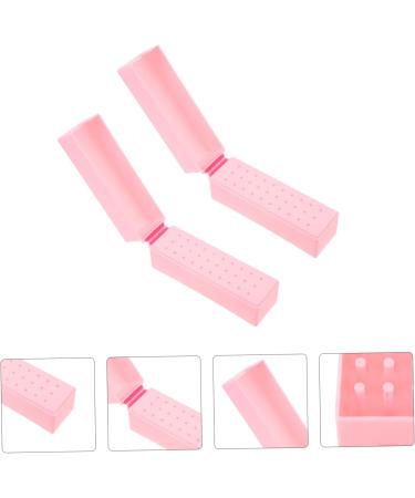 Ipetboom Box Grinding Head Storage Box Salon Tool Green Hat Fascinator Manicure and Pedicure Kit Soccer Pinata Manicure Tools Professional Nail Art Tool Nail Bit Hole Drill Pink Pp Simple - Buy Online on GoSupps.com