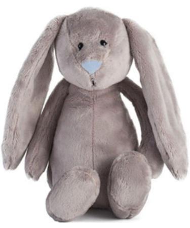 Grey Bunny with Blue Nose Plush Toy - 10 inch - Build Your Own Teddy Bear Kit - Buy Online on GoSupps.com
