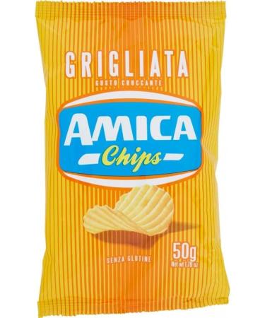  Italian Gourmet E.R. Amica Chips Patatine Grigliata Pack of 24 gluten-free roasted potato chips 50g + 400g box - Buy Online on GoSupps.com