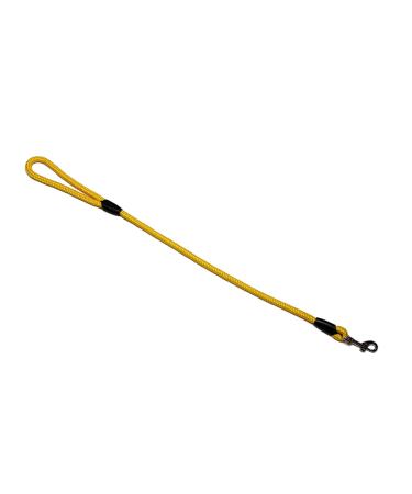 Leash - rope leash with hand loop Basic 10mm 27 colours 7 lengths (0.70 m canary yellow) 0.70 m canary yellow